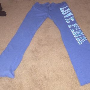 Blue sweatpants